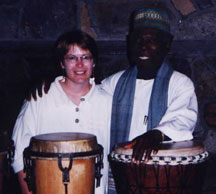 Toni Kellar with Babatunde Olatunji, Unity With A Beat, 1997.