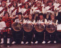 Toni in the snare line