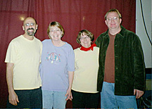 Chuck Cogliandro, Toni Kellar, Judy Taylor, and Andy Hall 